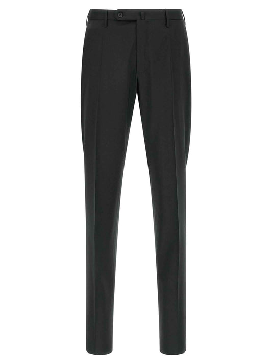 Black Virgin Wool Dress Pants