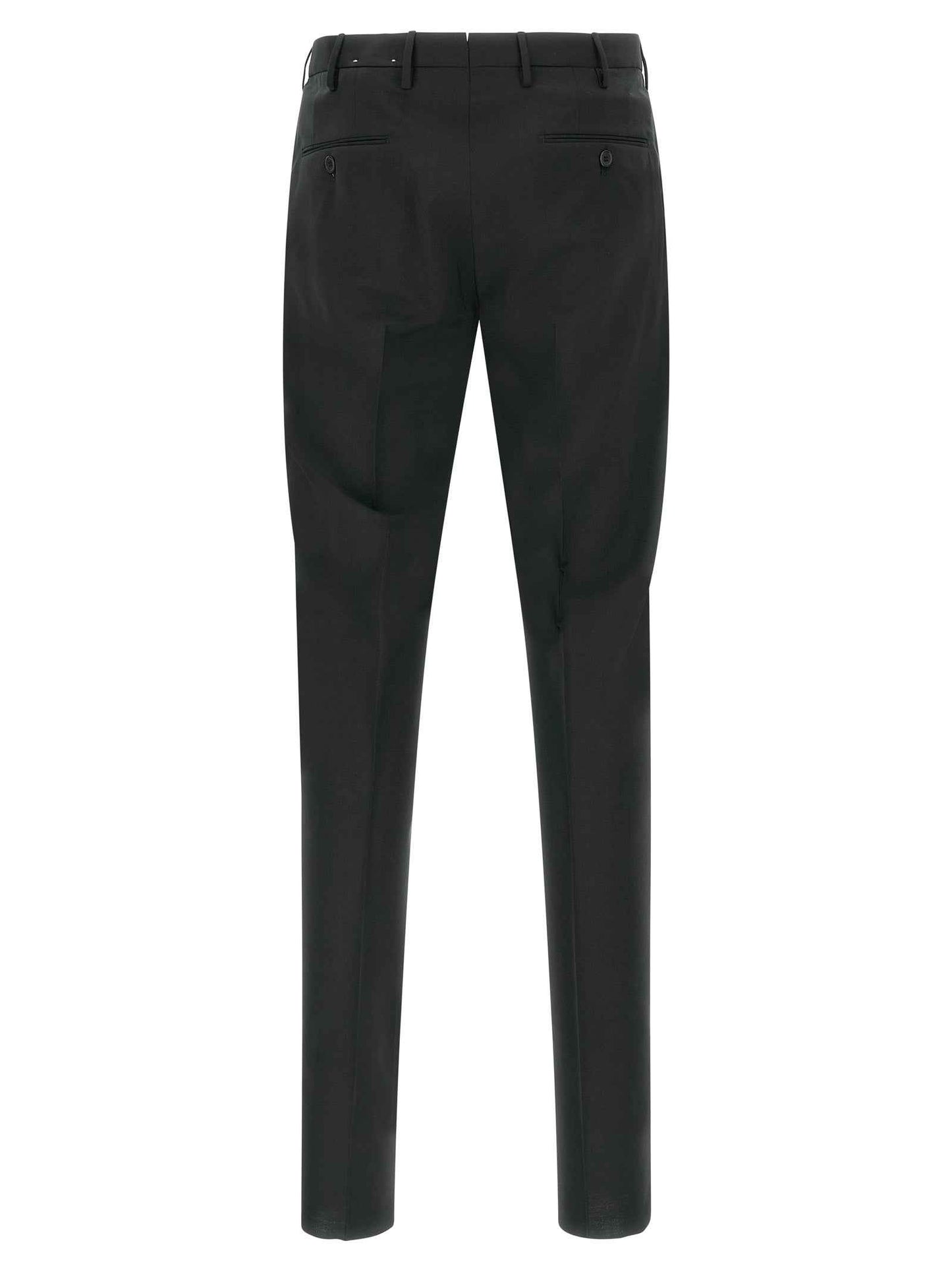 Black Virgin Wool Dress Pants
