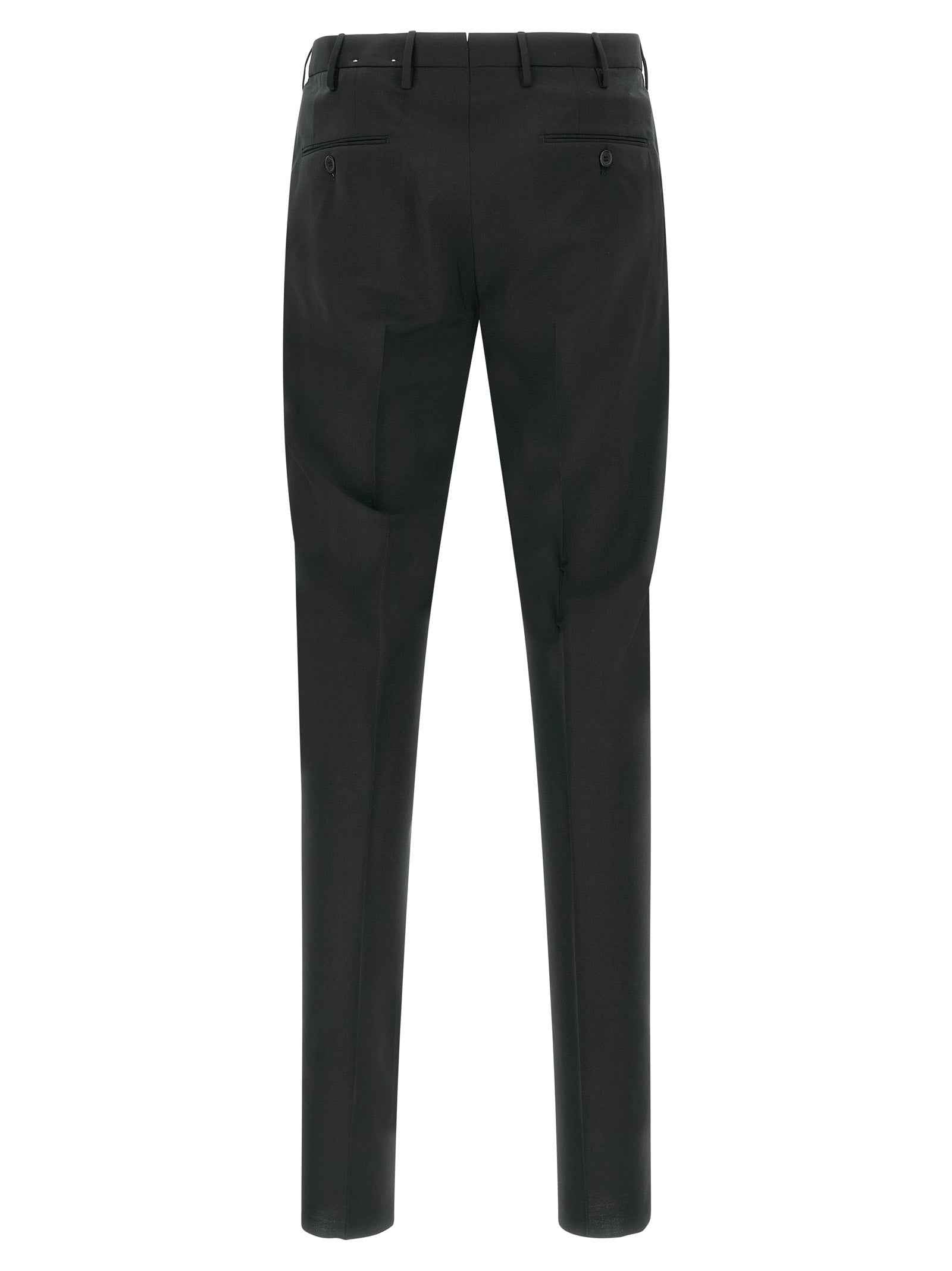 Black Virgin Wool Dress Pants
