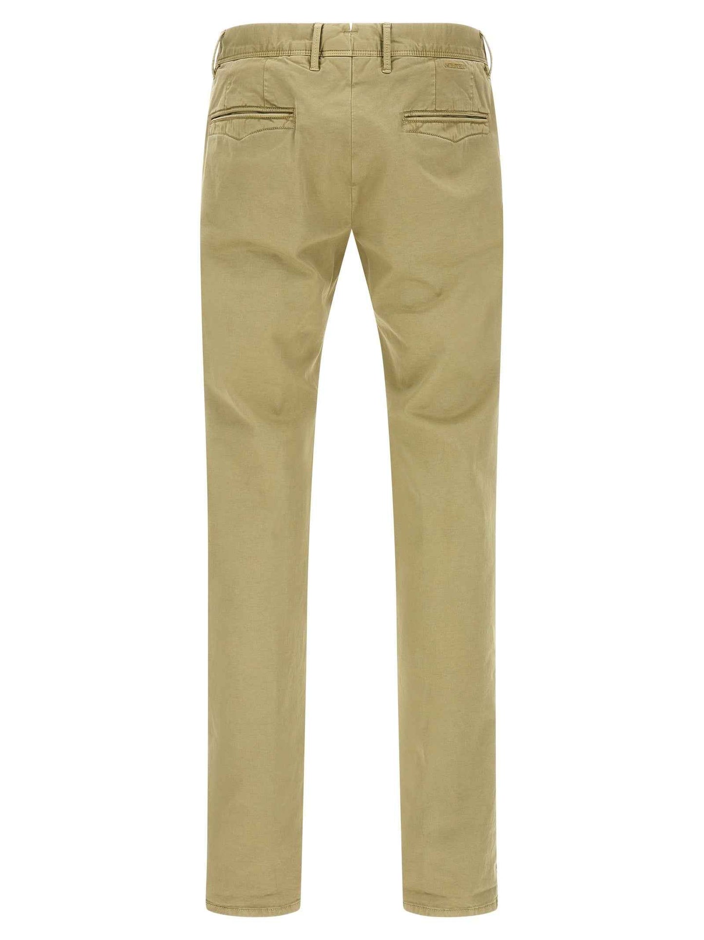 Bicolor Cotton Casual Pants