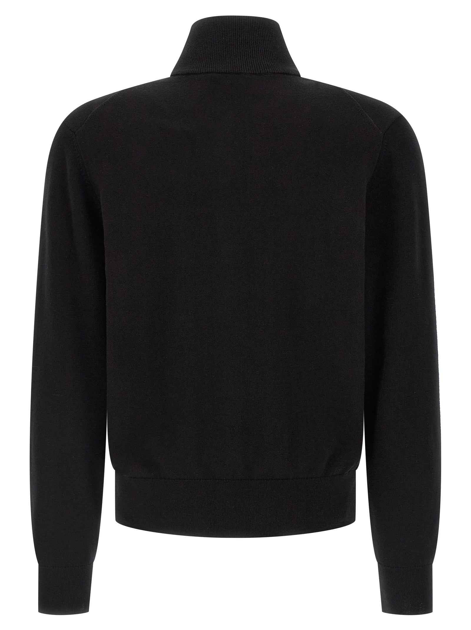 Black Cotton Cardigan