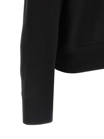 Black Cotton Cardigan