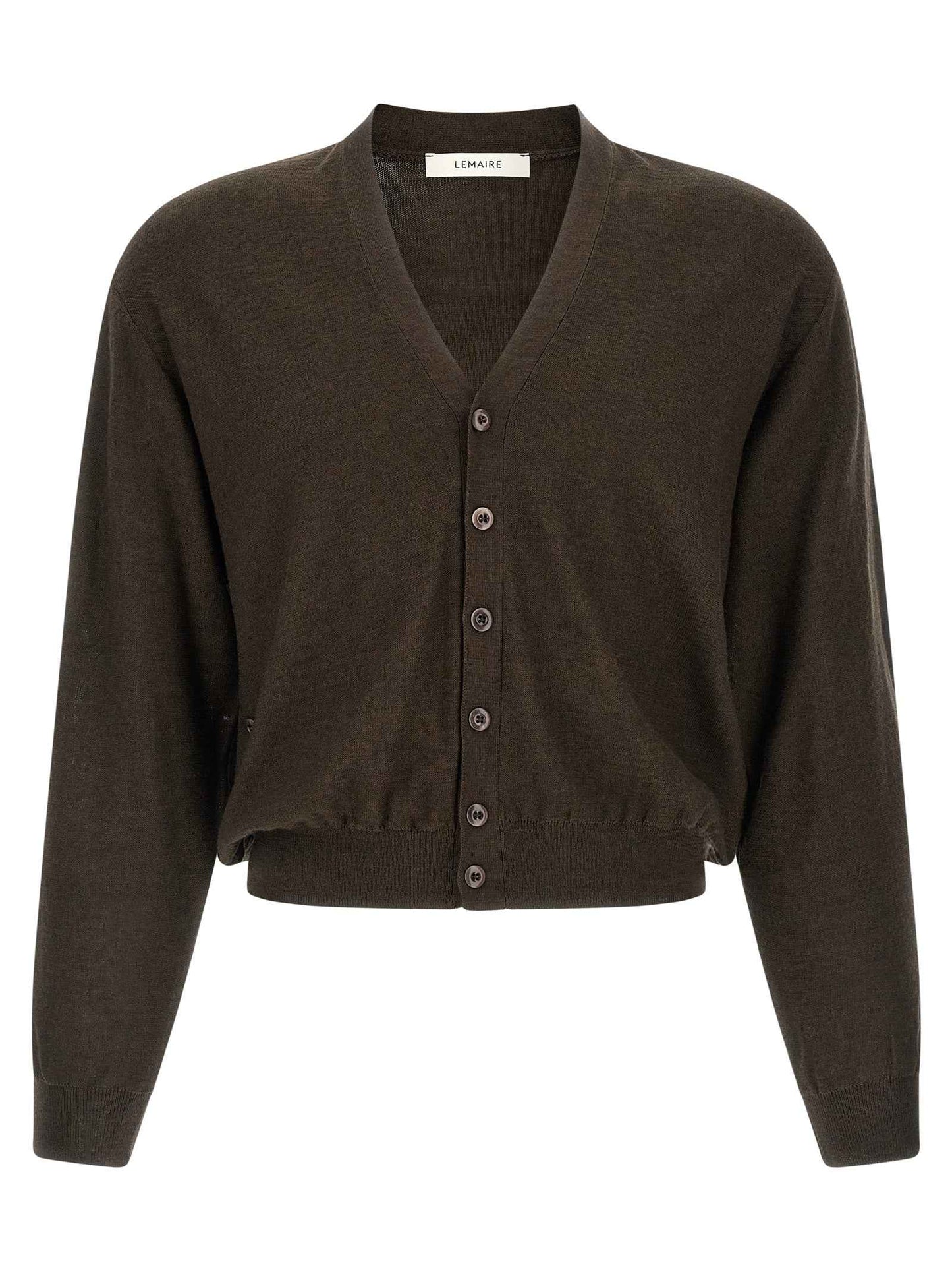Brown Marabou Cardigan