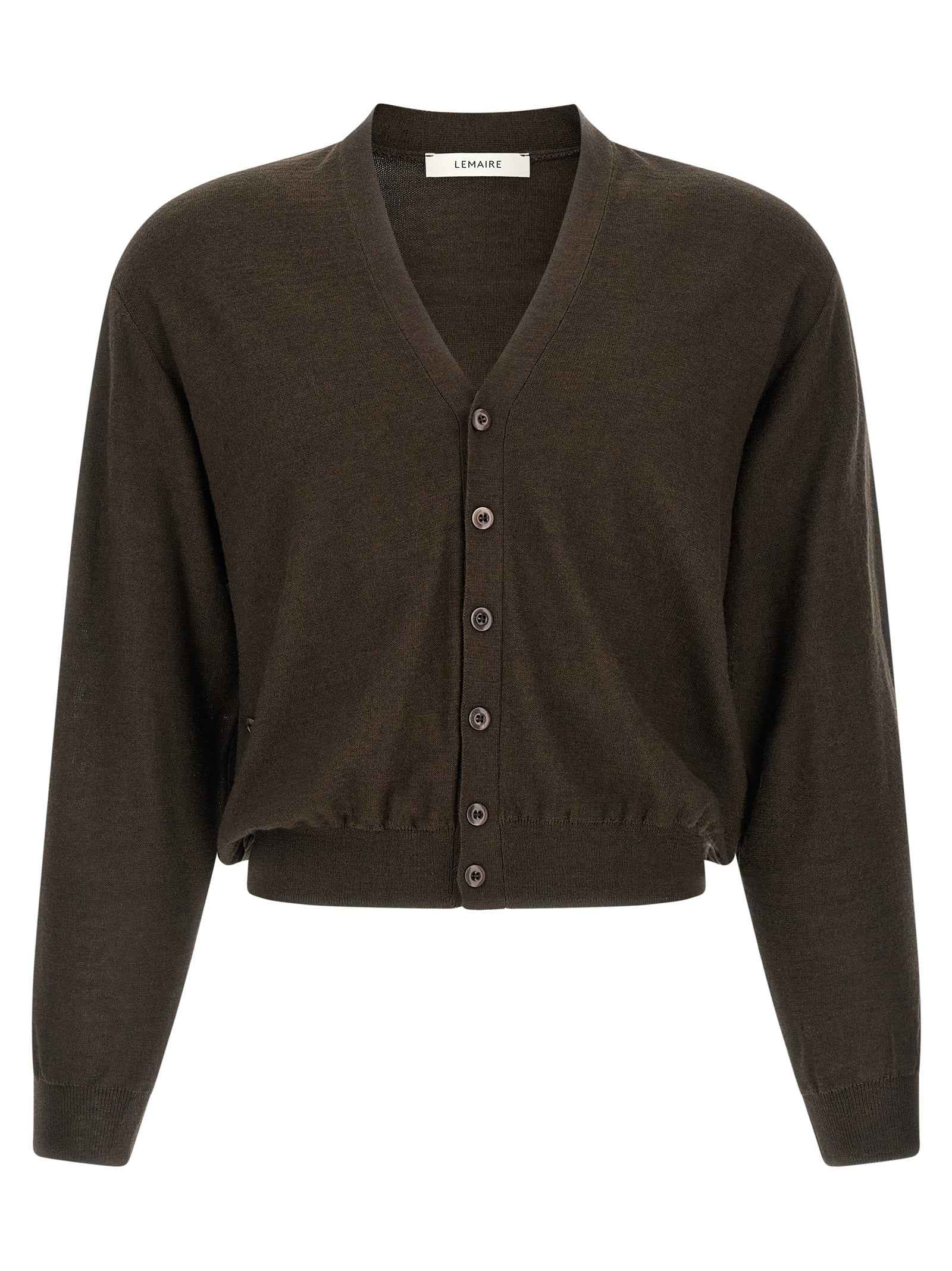 Brown Marabou Cardigan