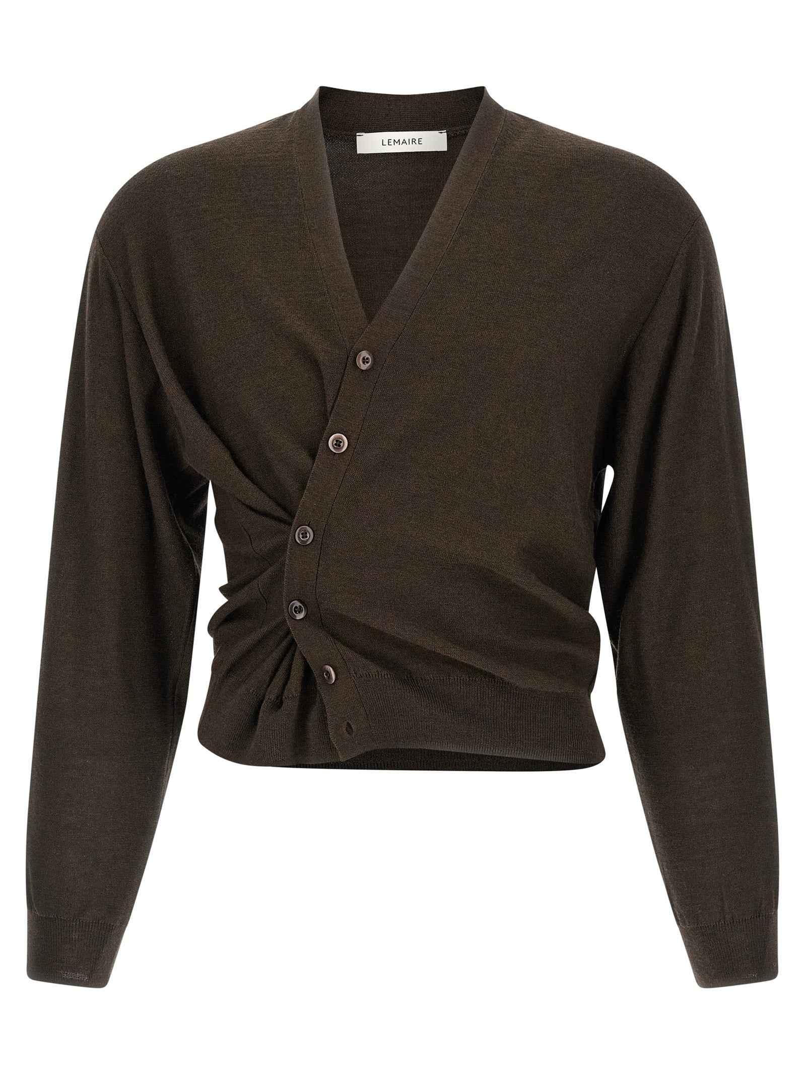 Brown Marabou Cardigan