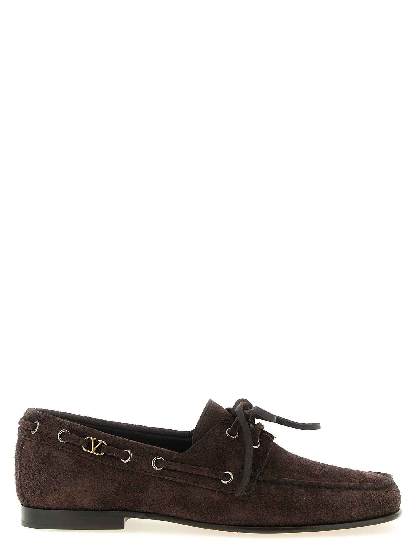Brown Cowhide Slip-On Loafers