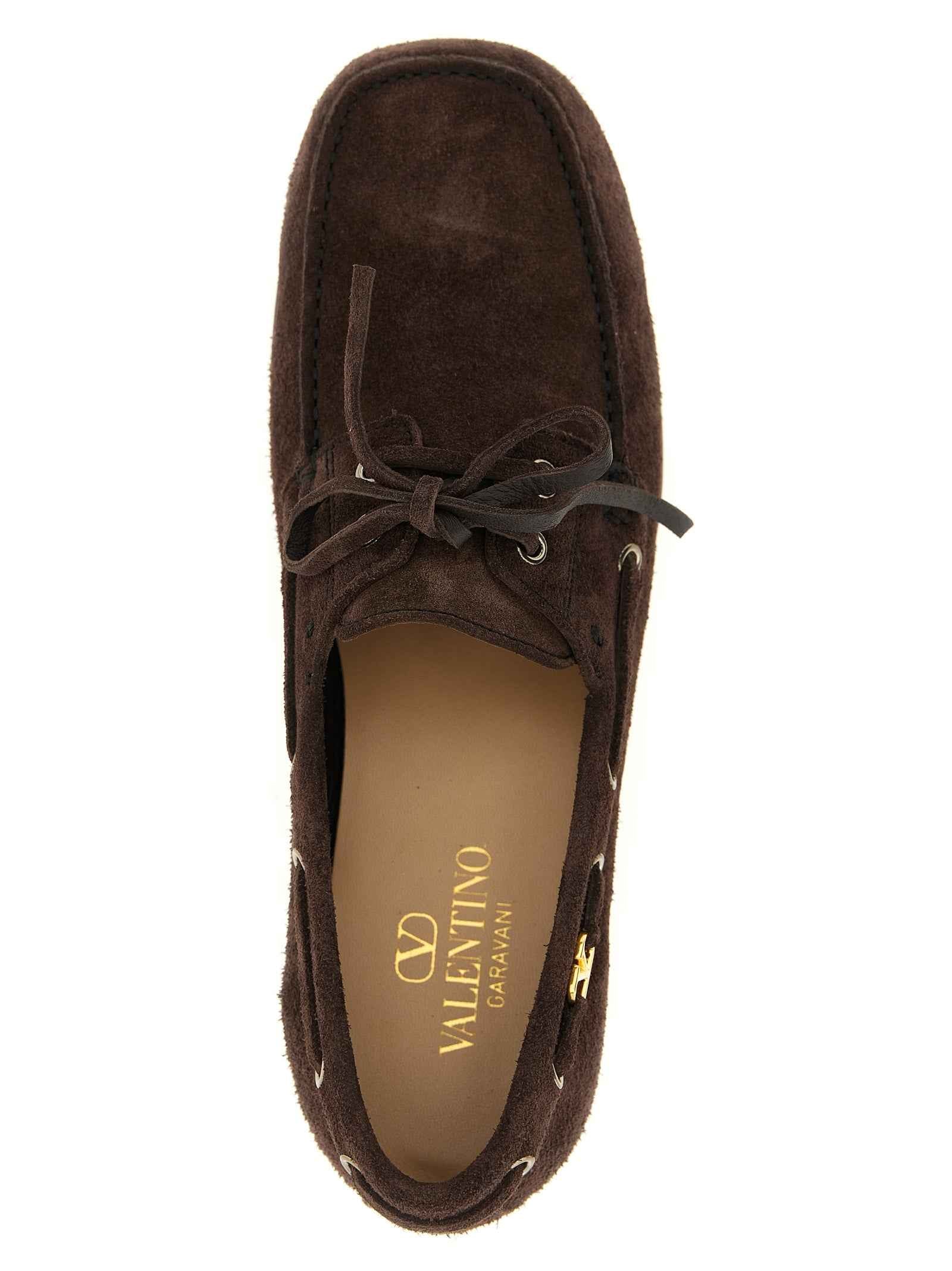 Brown Cowhide Slip-On Loafers