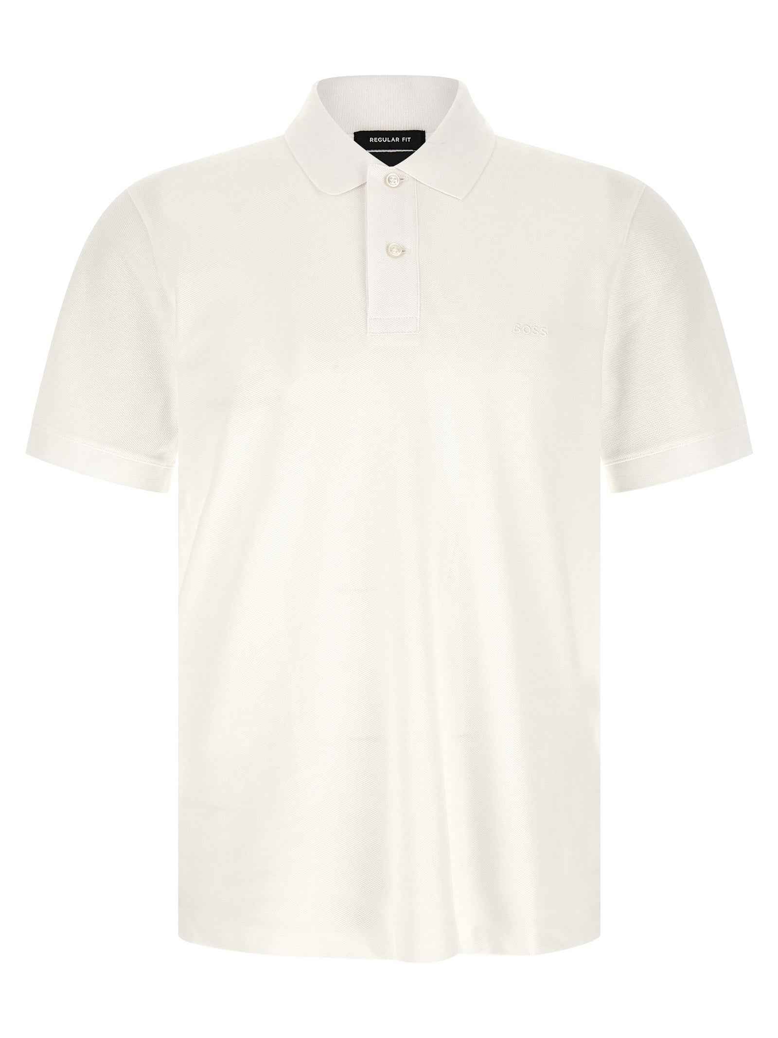White Cotton Polo Shirt