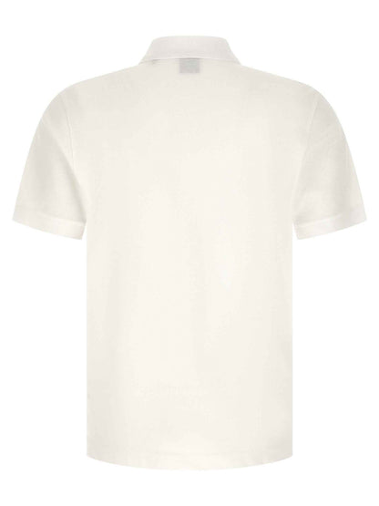 White Cotton Polo Shirt