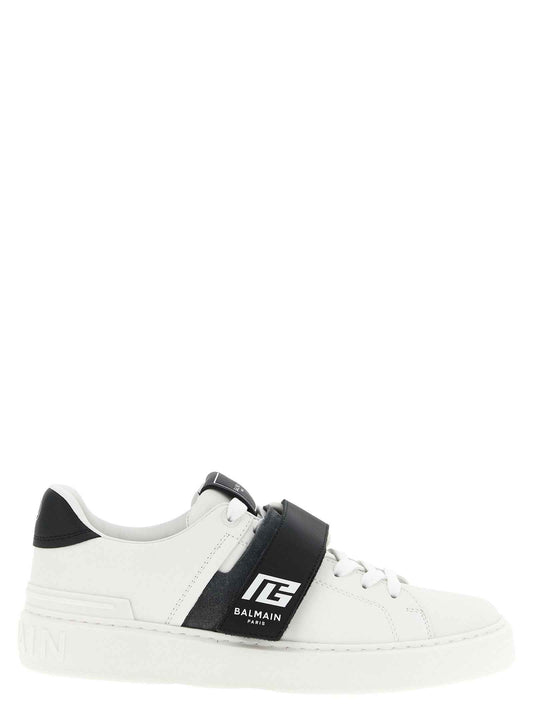 Bicolor Calfskin Low Top Sneakers