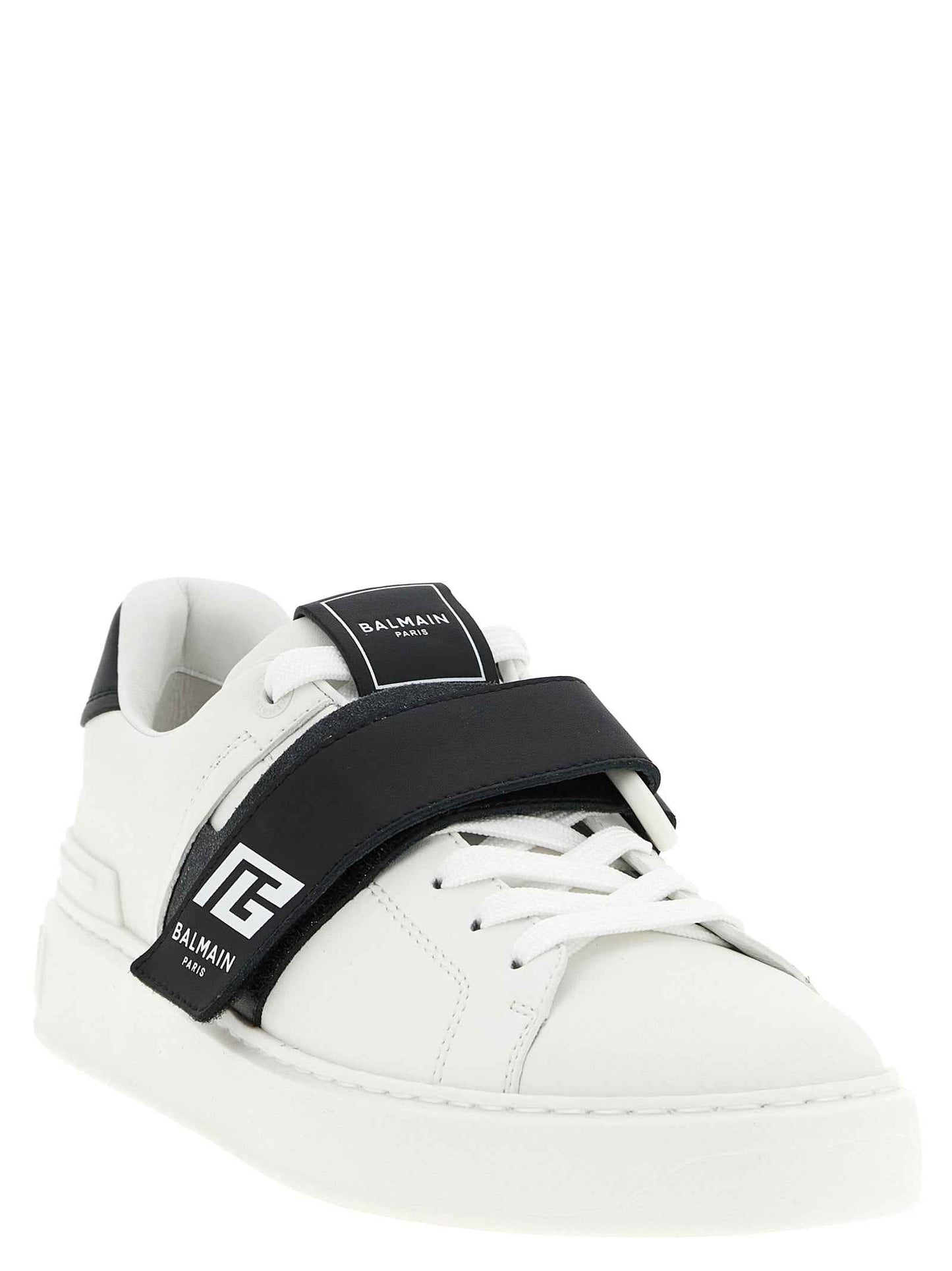 Bicolor Calfskin Low Top Sneakers