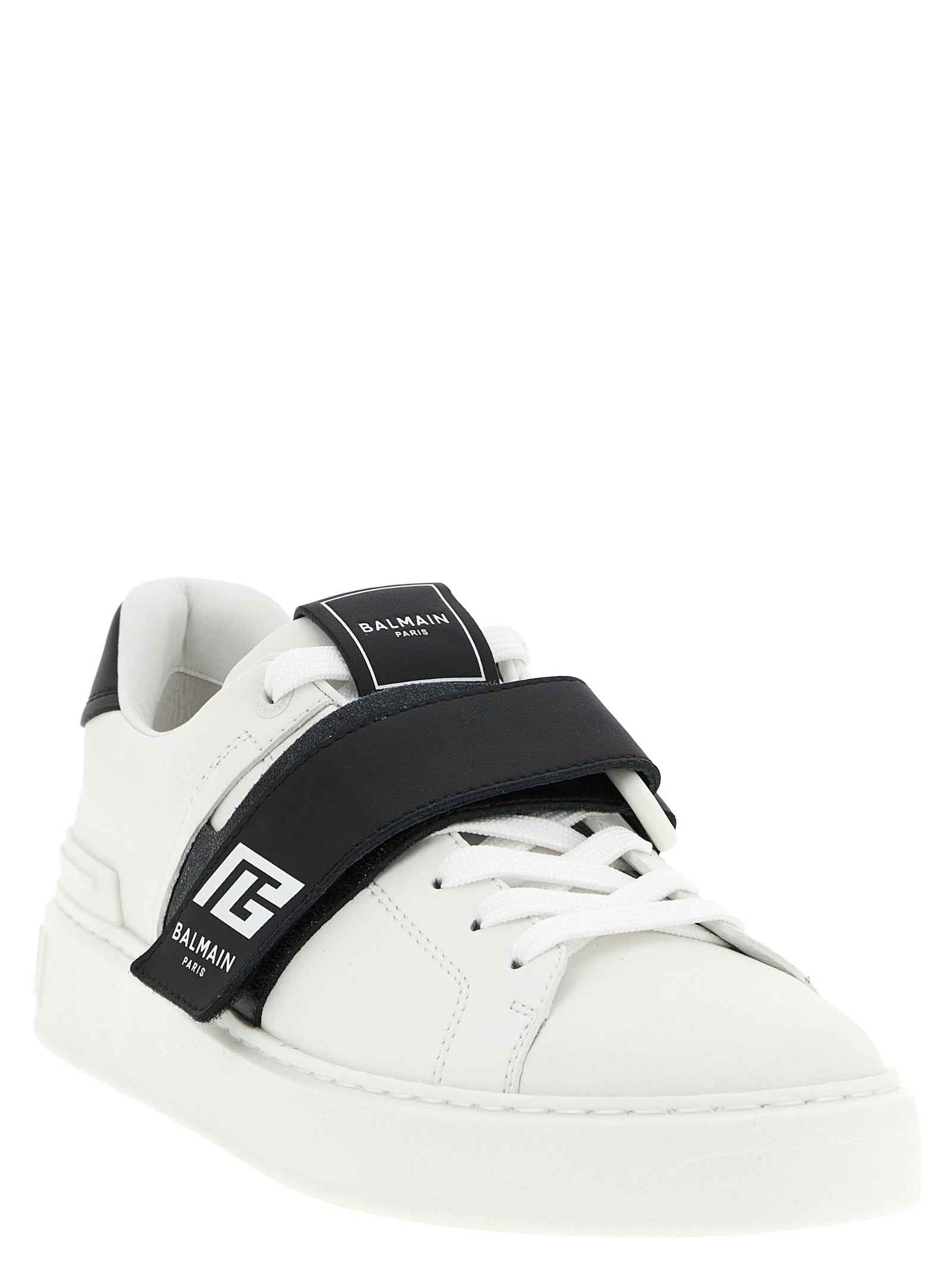 Bicolor Calfskin Low Top Sneakers