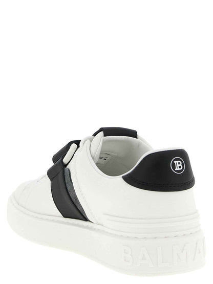 Bicolor Calfskin Low Top Sneakers