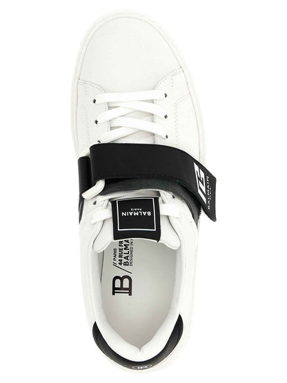 Bicolor Calfskin Low Top Sneakers