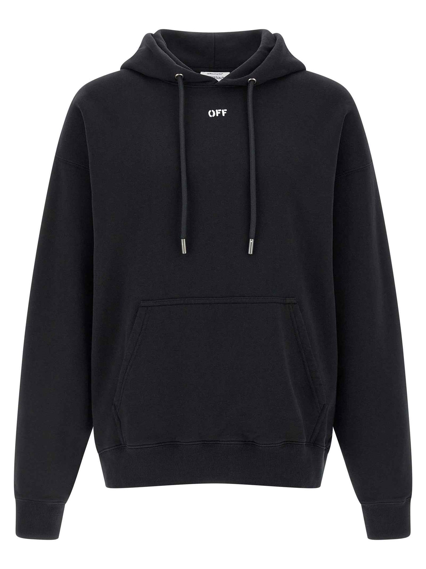 Black Cotton Sweatshirt