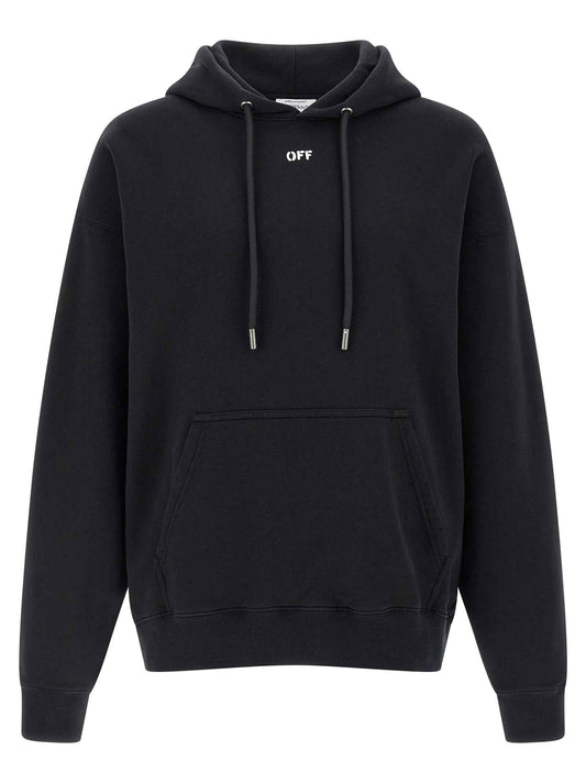 Black Cotton Sweatshirt