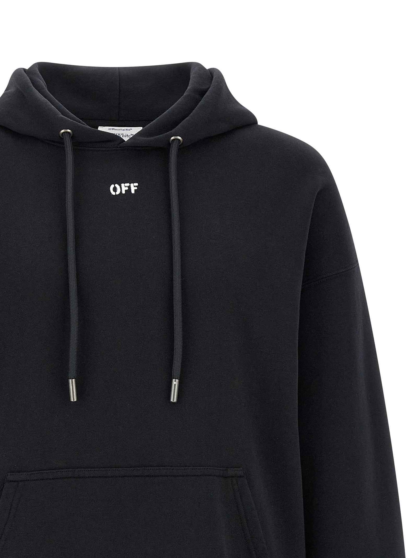 Black Cotton Sweatshirt