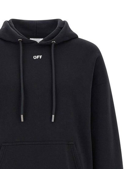 Black Cotton Sweatshirt