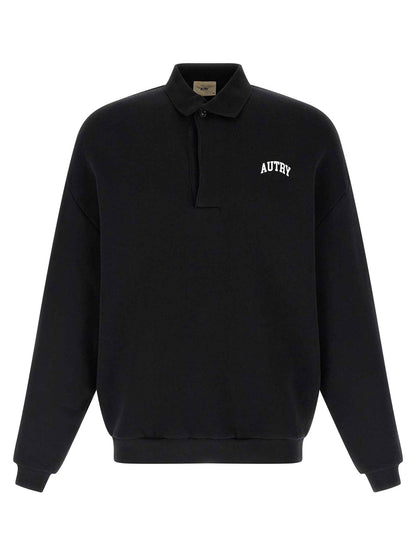 Black Cotton Sweatshirt