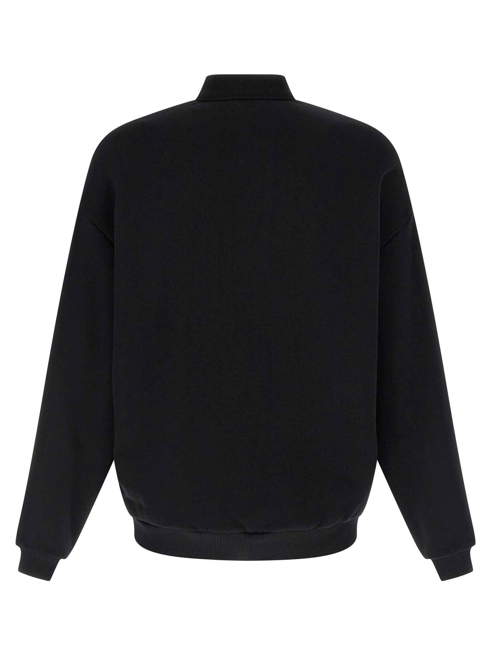 Black Cotton Sweatshirt