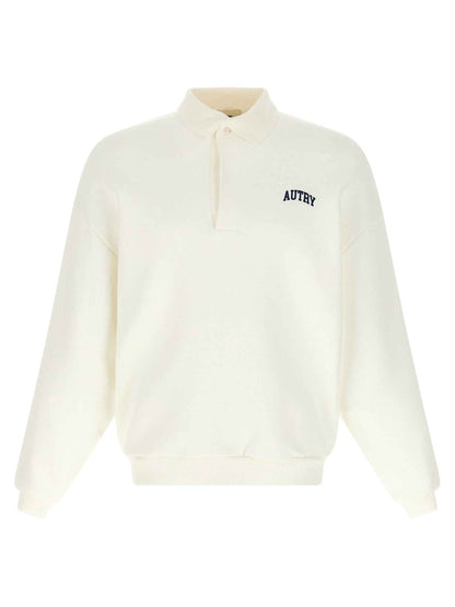 White Cotton Sweatshirt