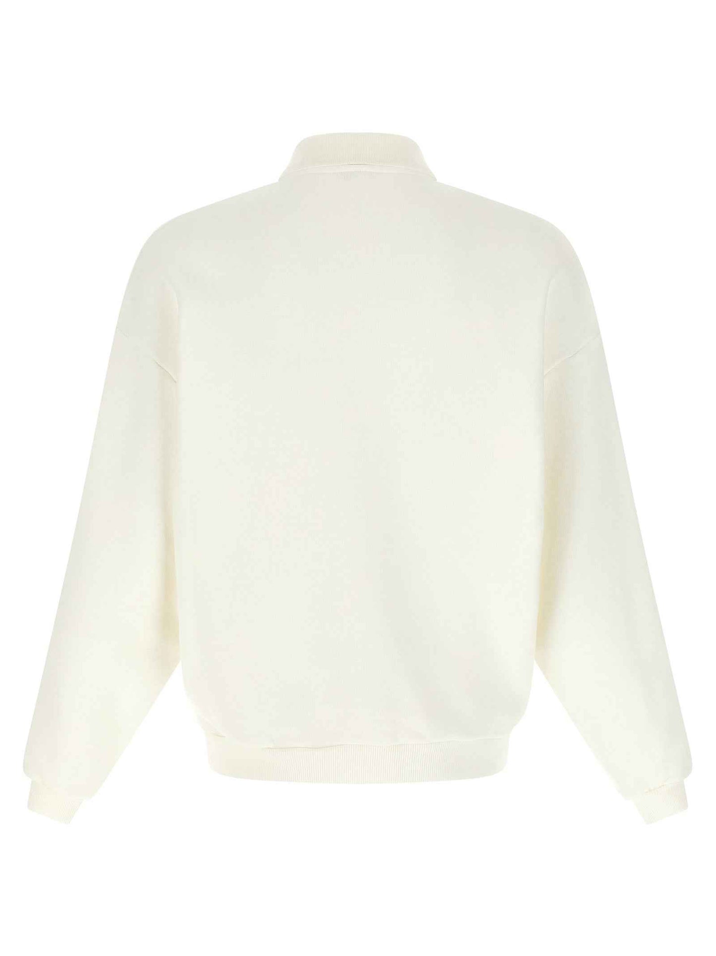 White Cotton Sweatshirt