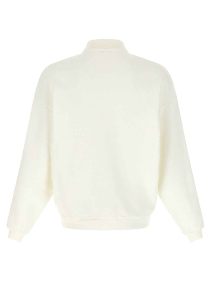 White Cotton Sweatshirt