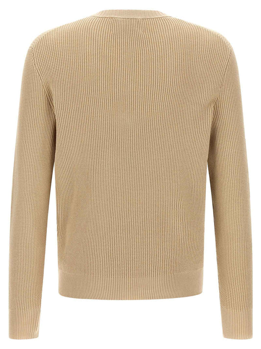 Beige Cotton Cardigan