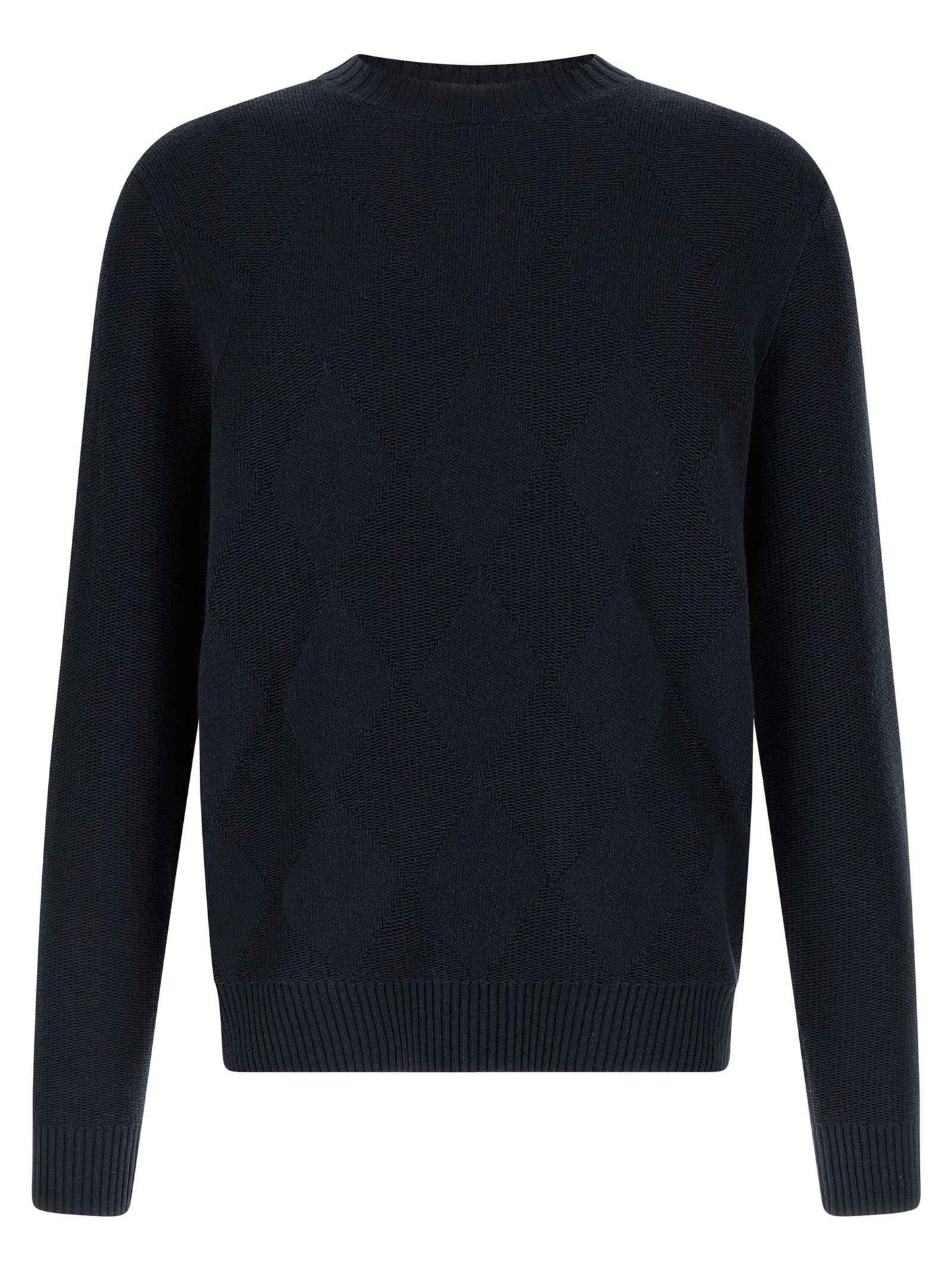 Blue Cotton Cardigan