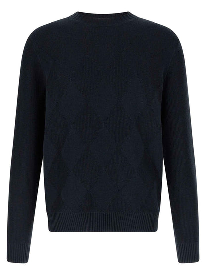 Blue Cotton Cardigan