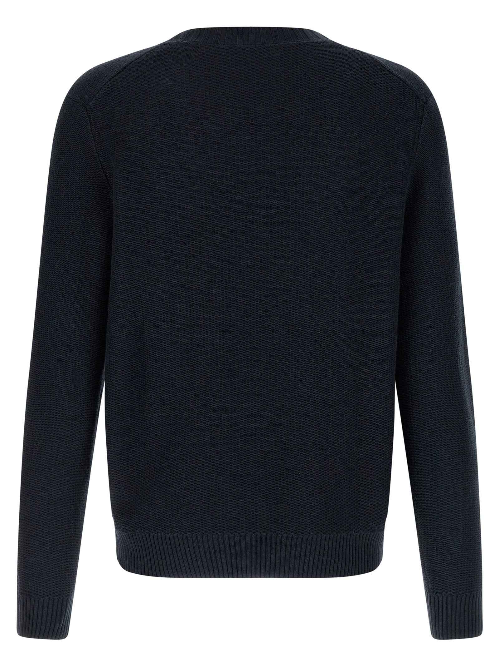 Blue Cotton Cardigan