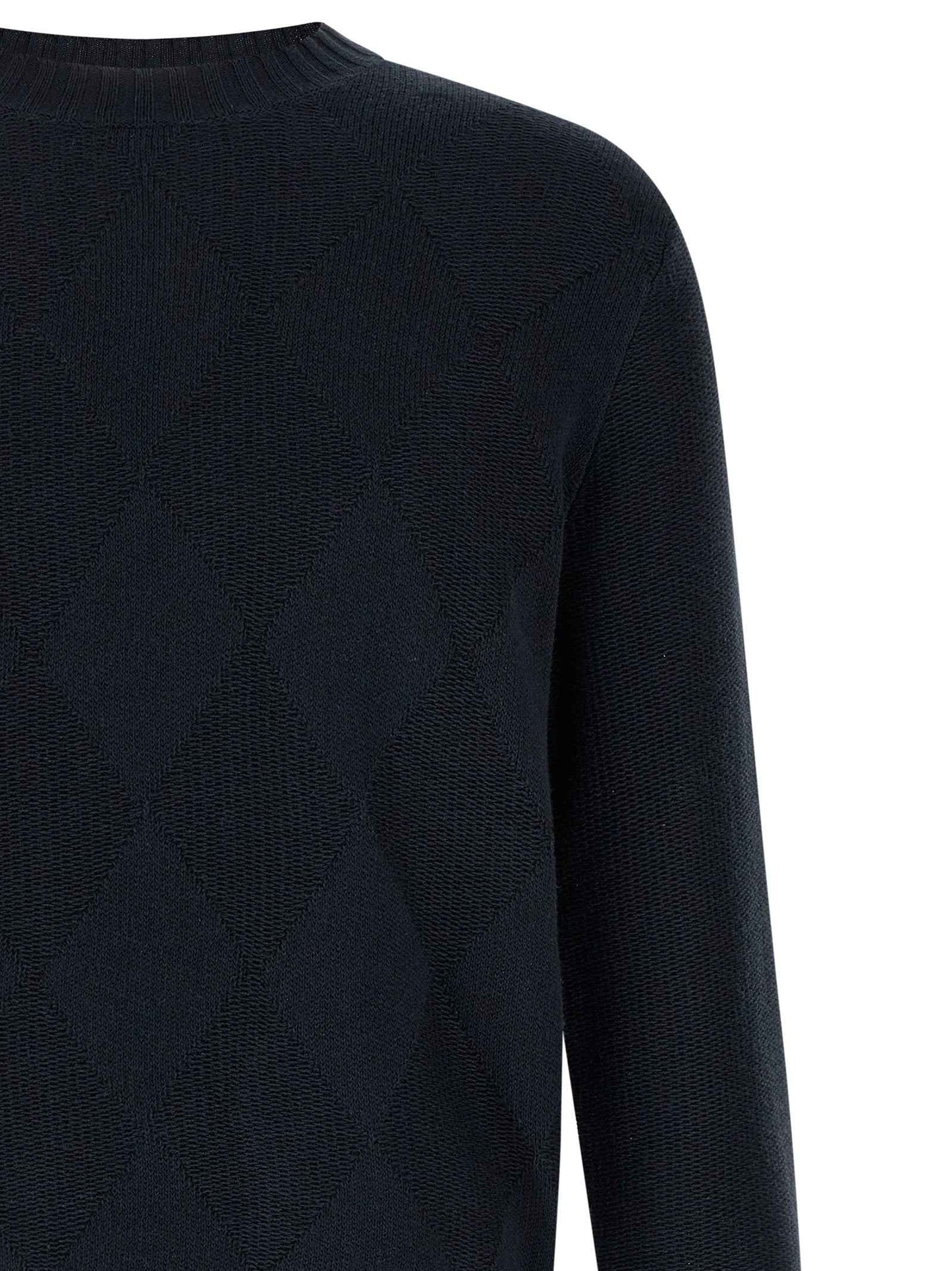 Blue Cotton Cardigan