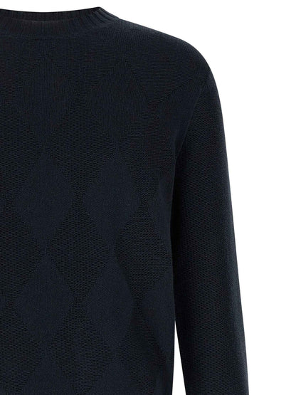 Blue Cotton Cardigan