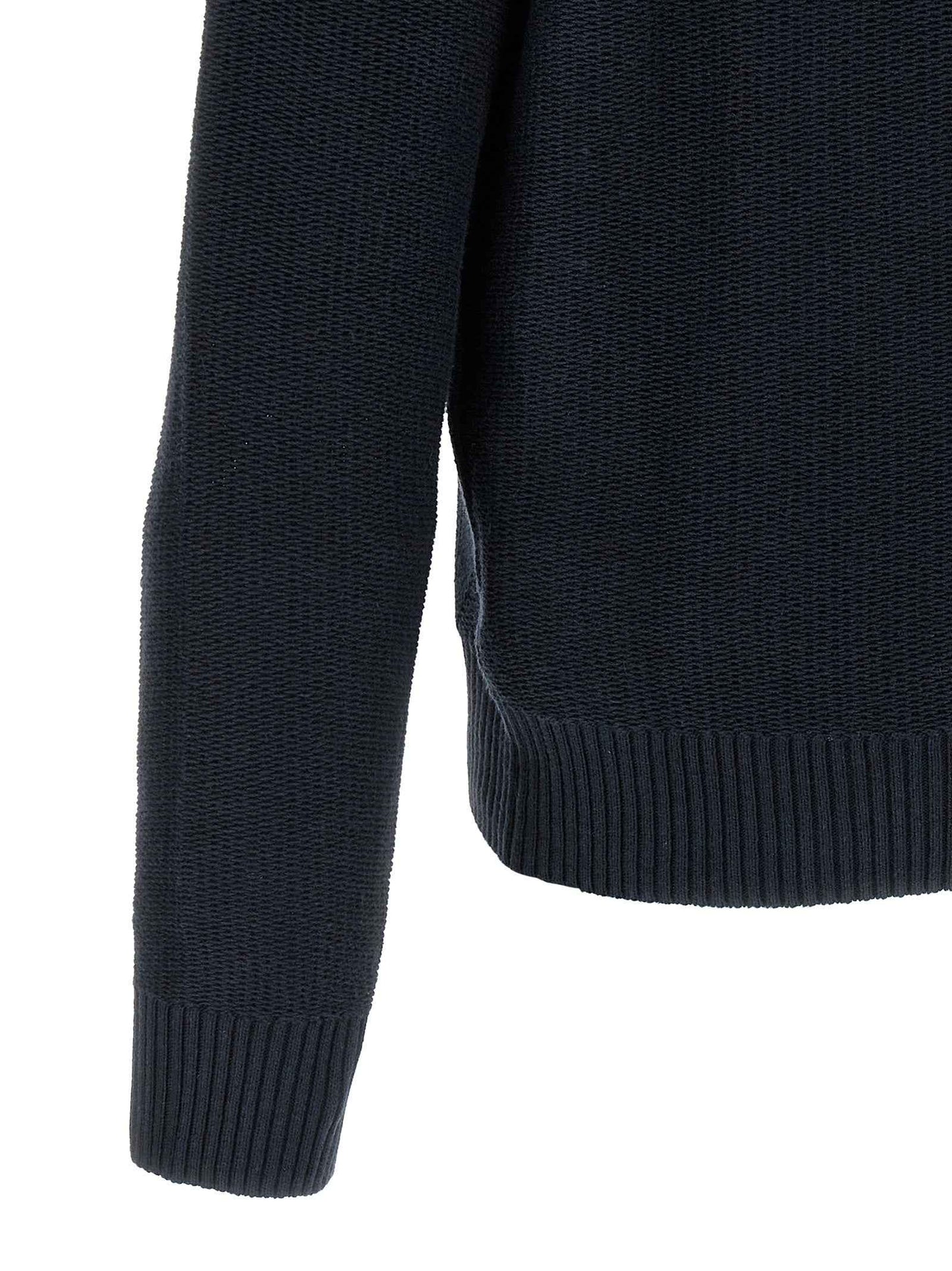 Blue Cotton Cardigan