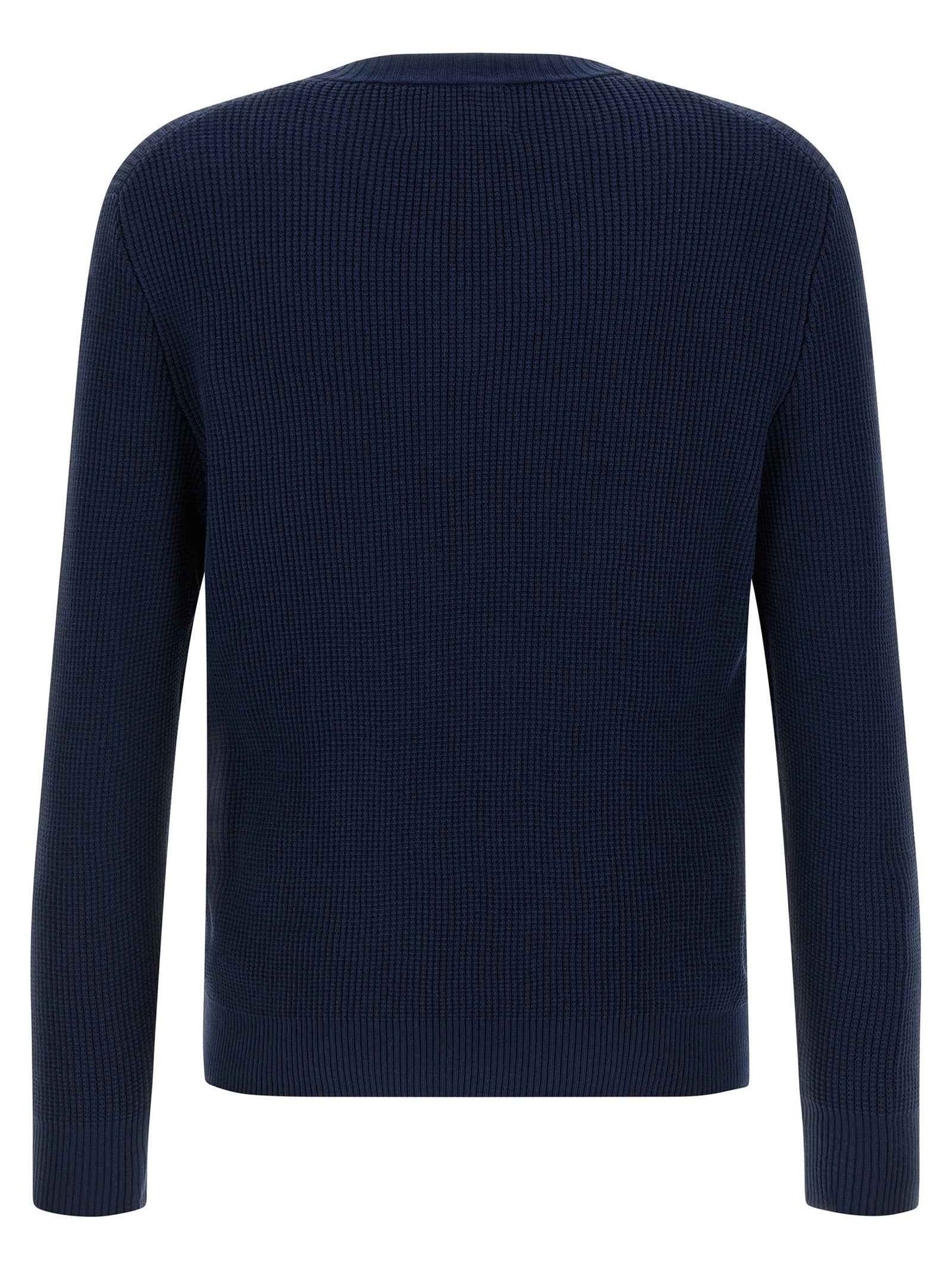 Blue Cotton Cardigan