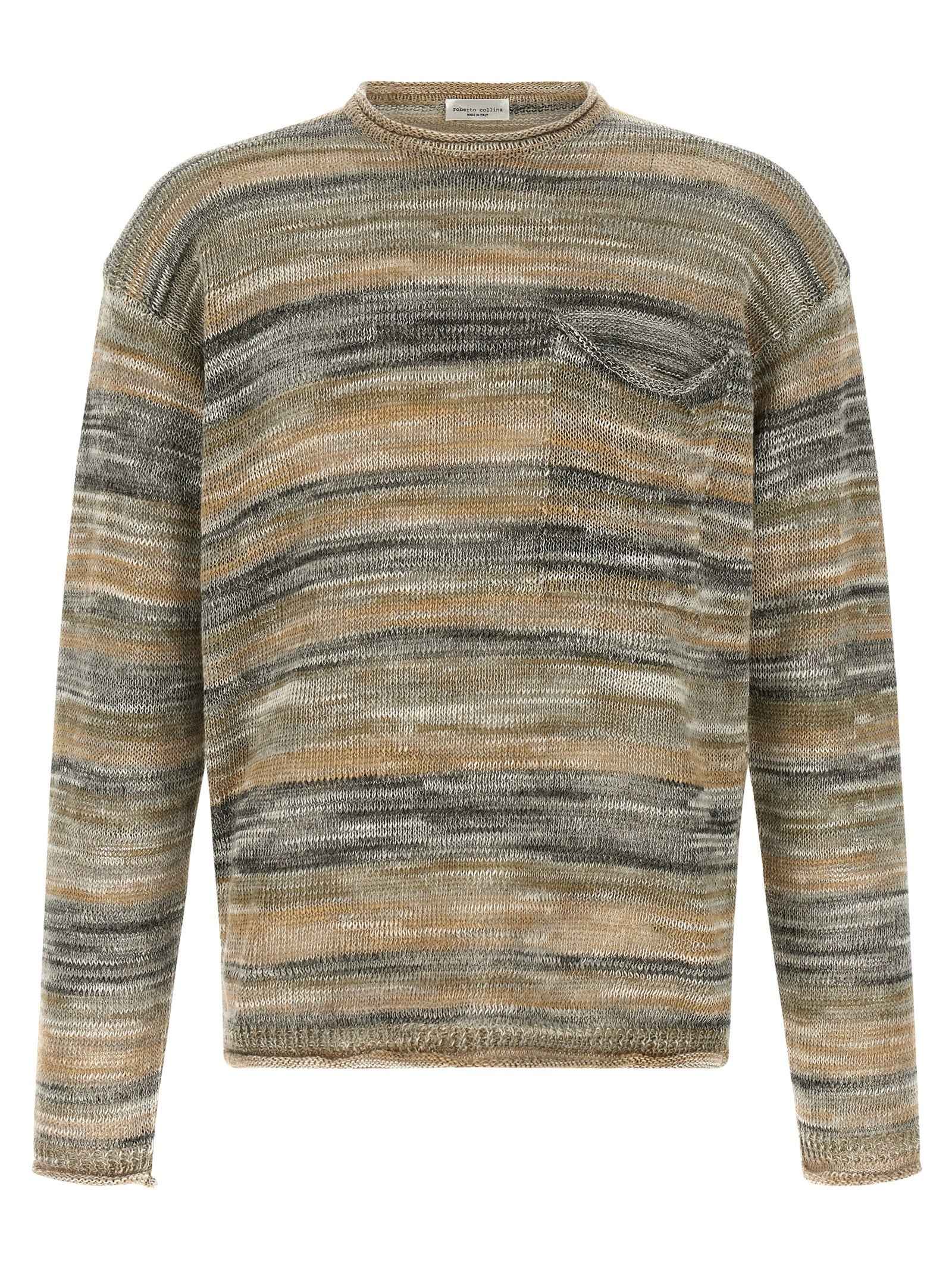 Gray Linen Cardigan