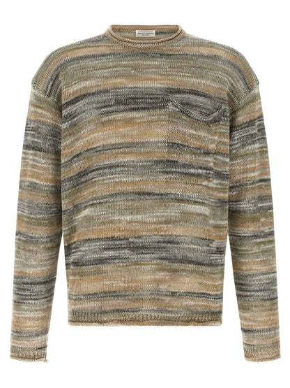 Gray Linen Cardigan