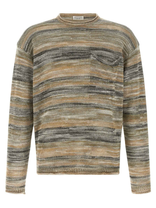 Gray Linen Cardigan