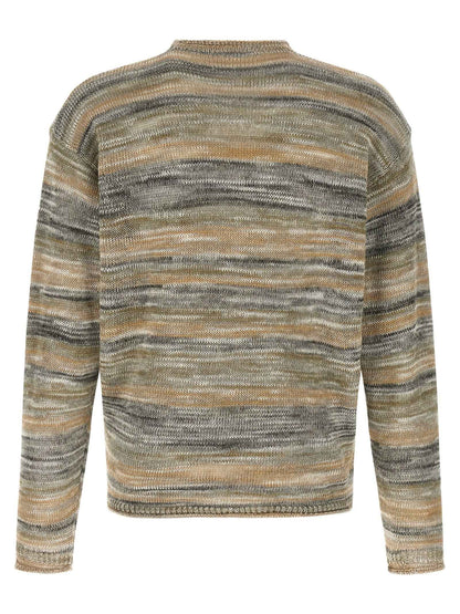 Gray Linen Cardigan