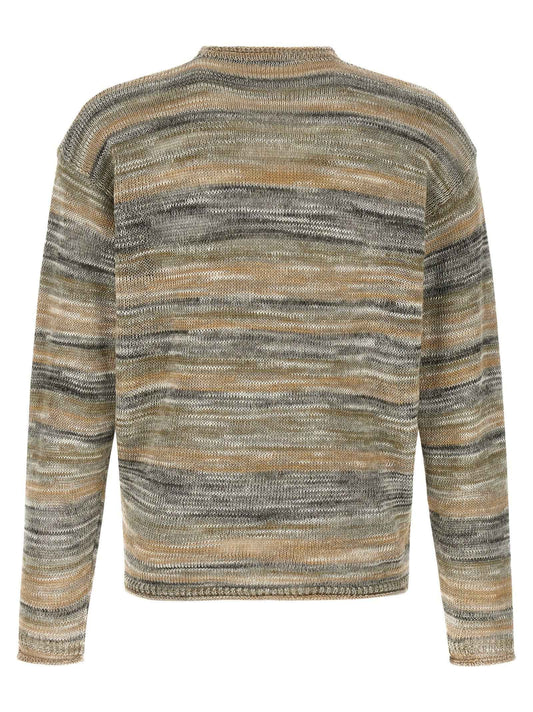 Gray Linen Cardigan