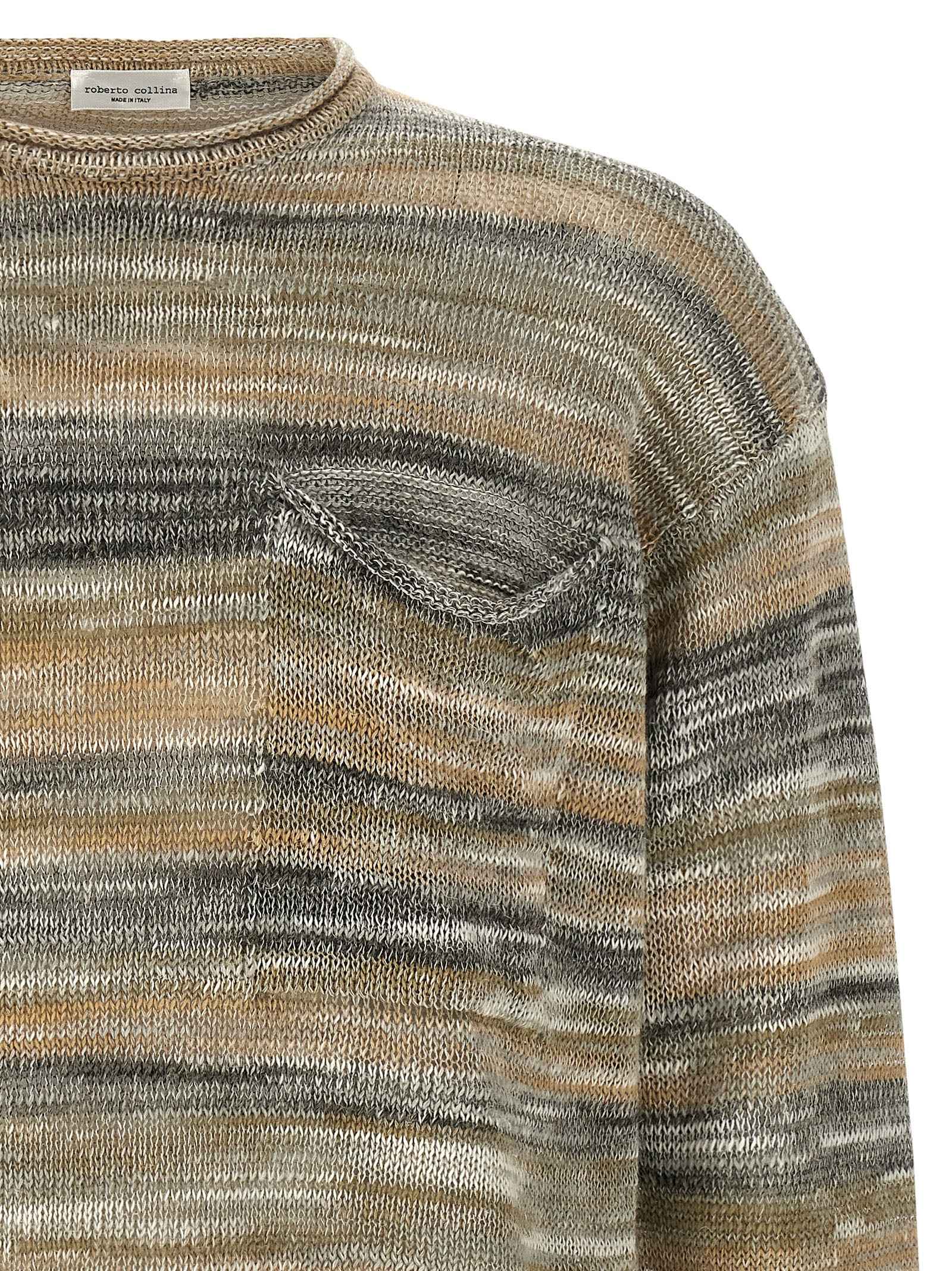 Gray Linen Cardigan