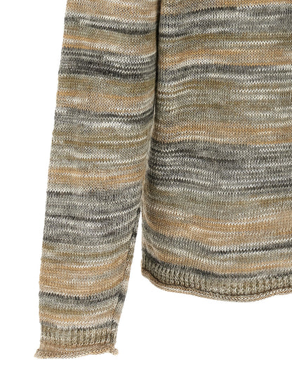 Gray Linen Cardigan