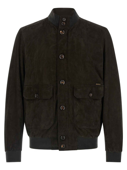 Brown Lamb Leather Leather Jacket