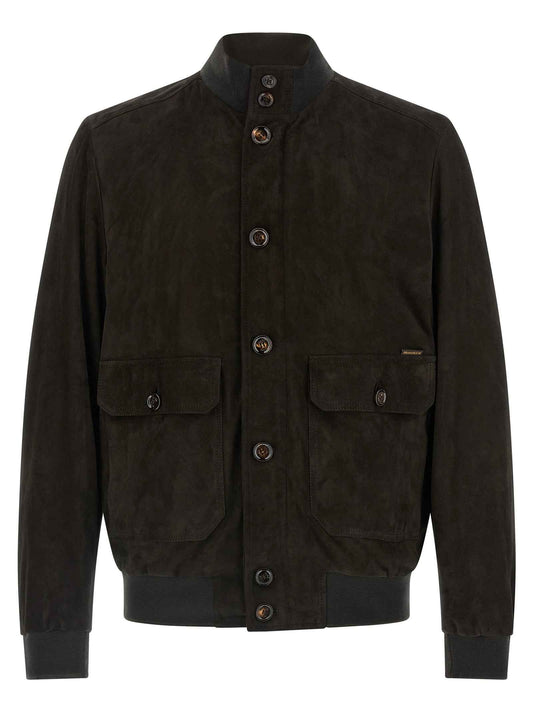 Brown Lamb Leather Leather Jacket