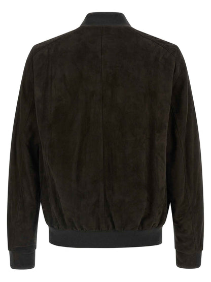 Brown Lamb Leather Leather Jacket