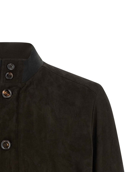 Brown Lamb Leather Leather Jacket