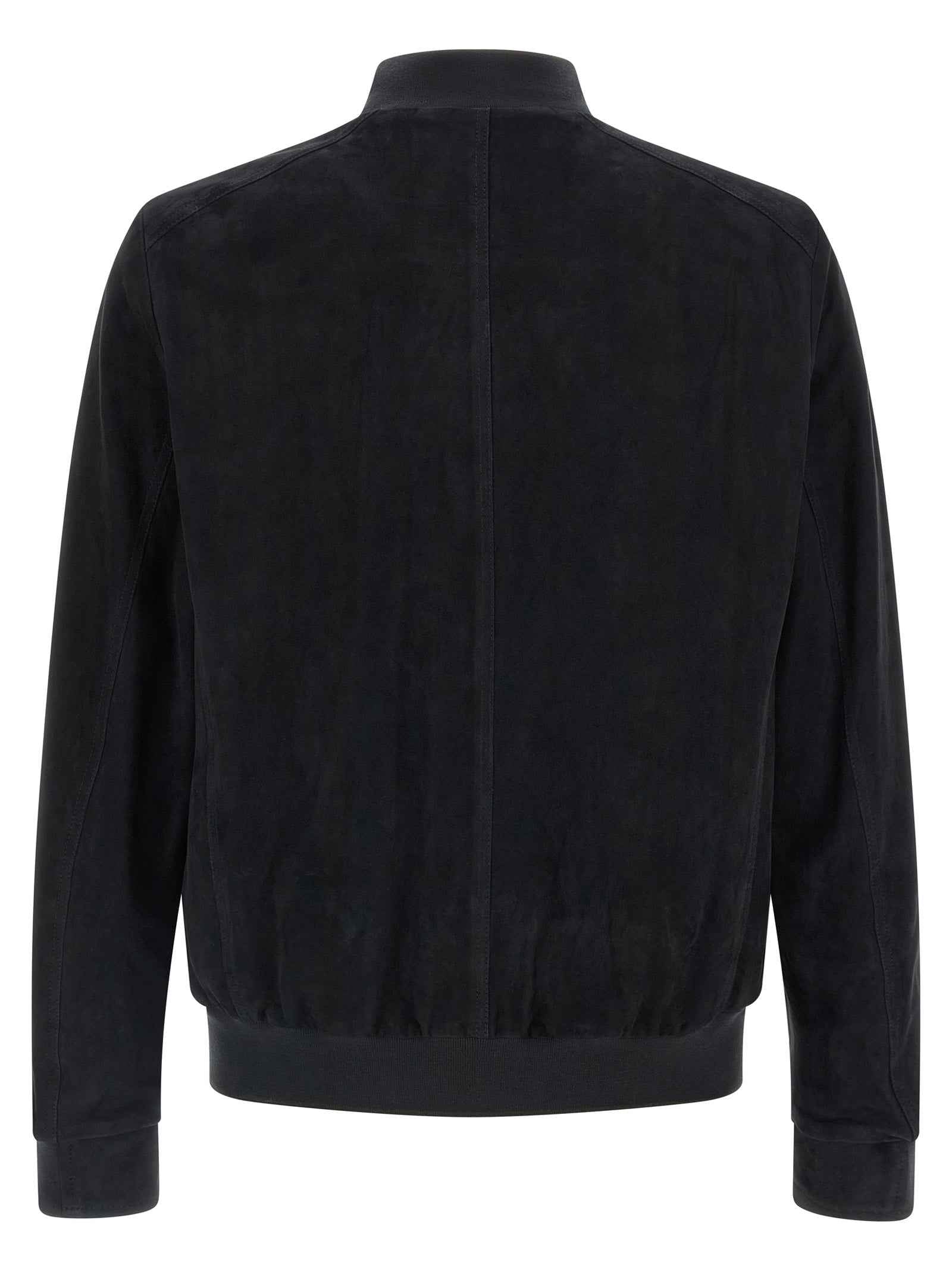 Blue Lamb Leather Leather Jacket