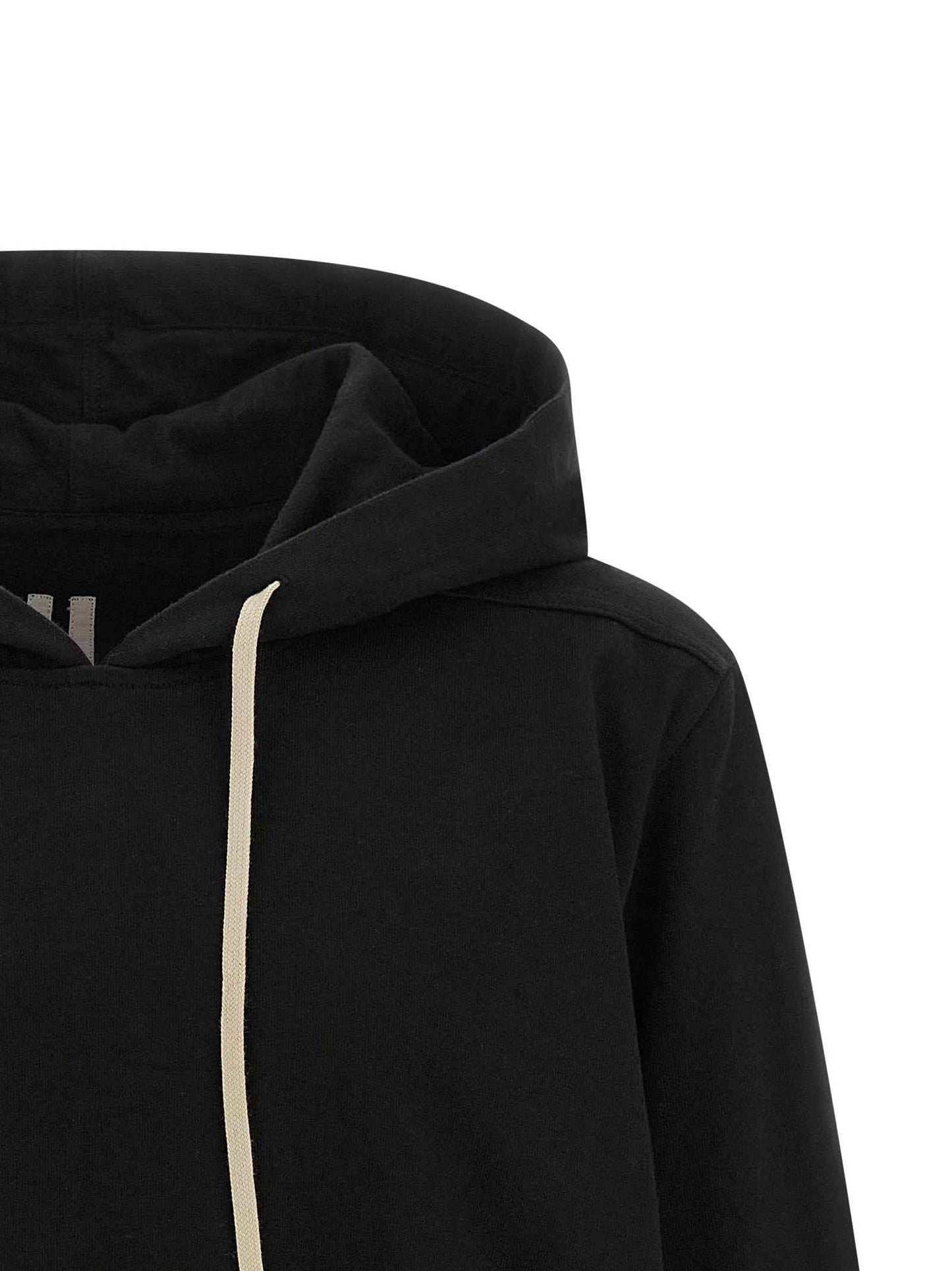 Black Cotton Sweatshirt