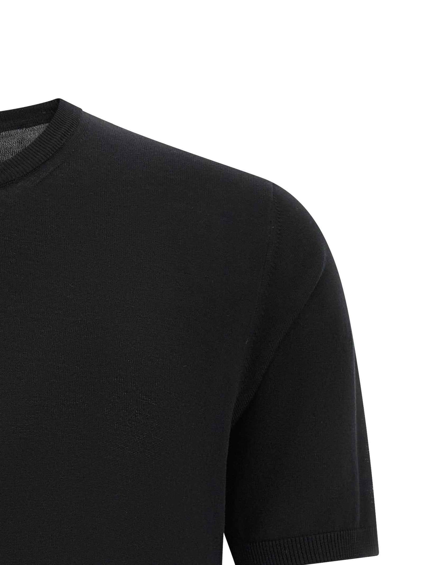 Black Cotton Cardigan