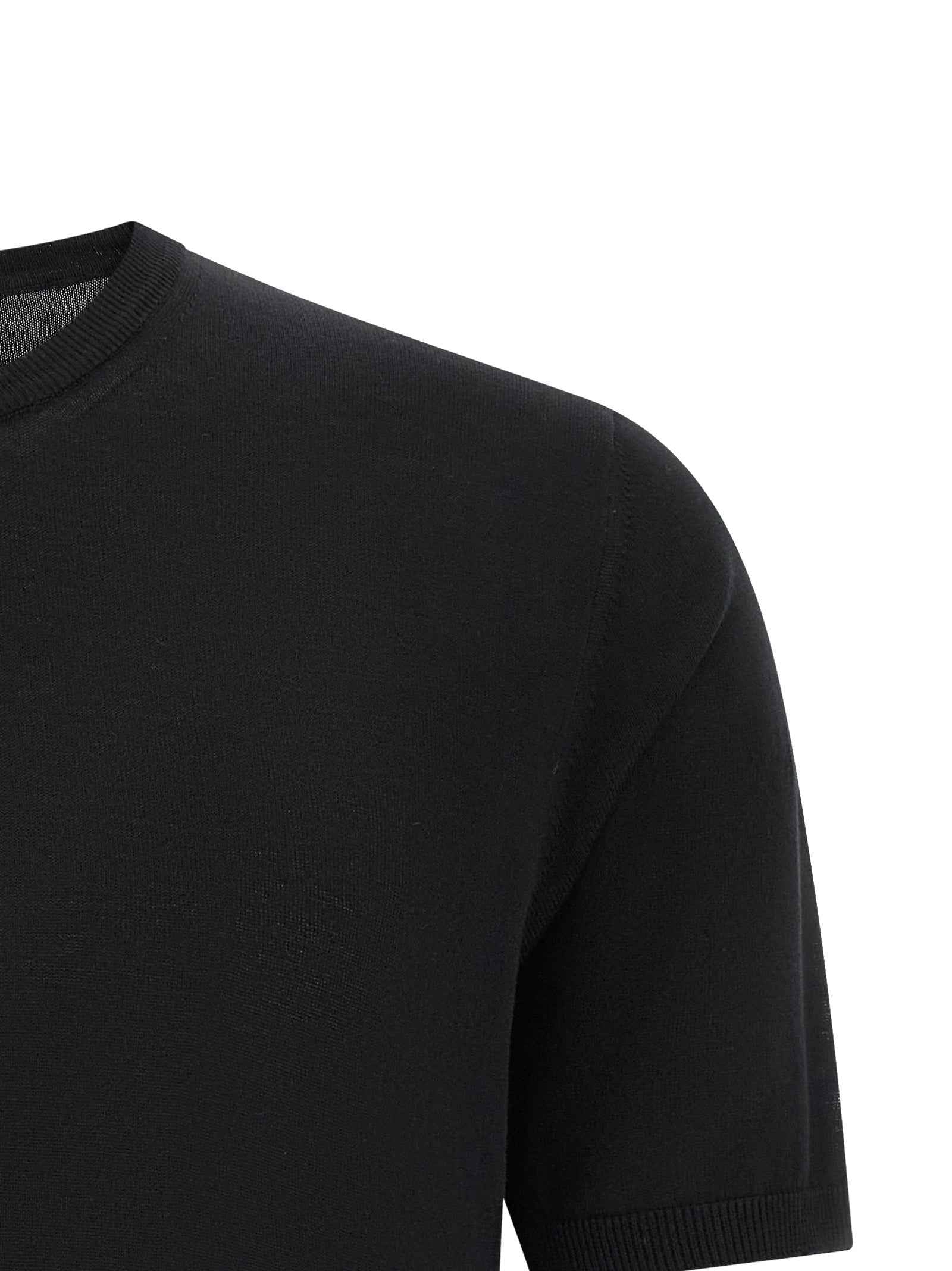 Black Cotton Cardigan